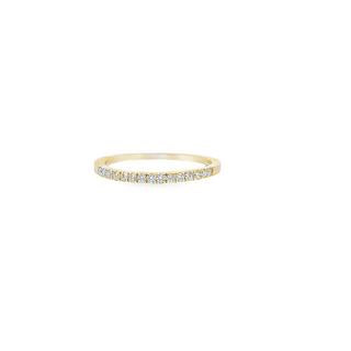 0.15 ctw Wedding Band Diamond Ring 14K Yellow Gold