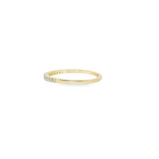 0.15 ctw Wedding Band Diamond Ring 14K Yellow Gold