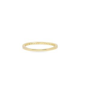 0.15 ctw Wedding Band Diamond Ring 14K Yellow Gold