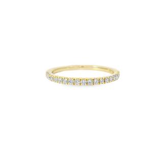 0.25 Carat Round Diamond Anniversary Wedding Band In 14K Gold