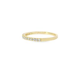 0.25 Carat Round Diamond Anniversary Wedding Band In 14K Gold