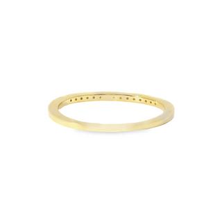 0.15 ctw Wedding Band Diamond Ring 14K Yellow Gold