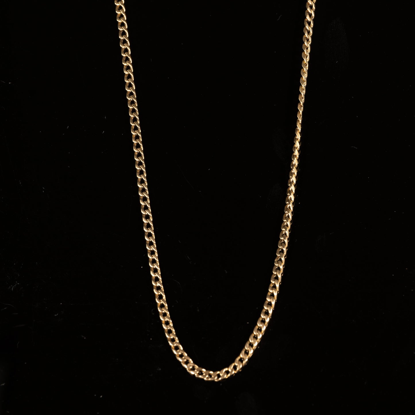 14K Yellow Gold Link Chain Necklace 18"