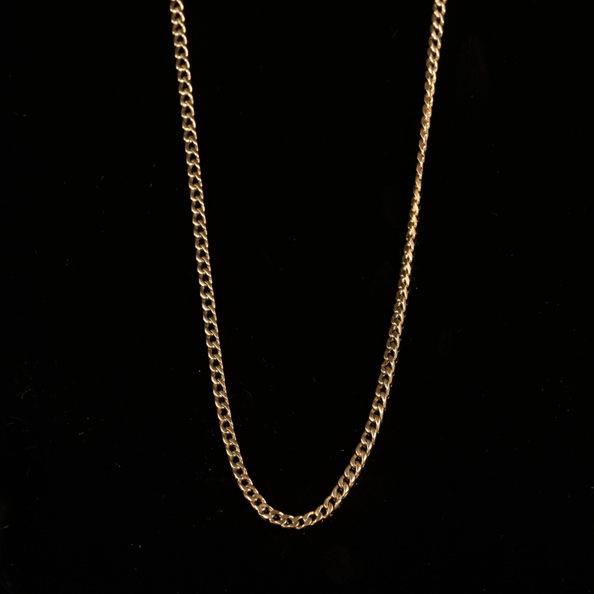 14K Yellow Gold Link Chain Necklace 18"