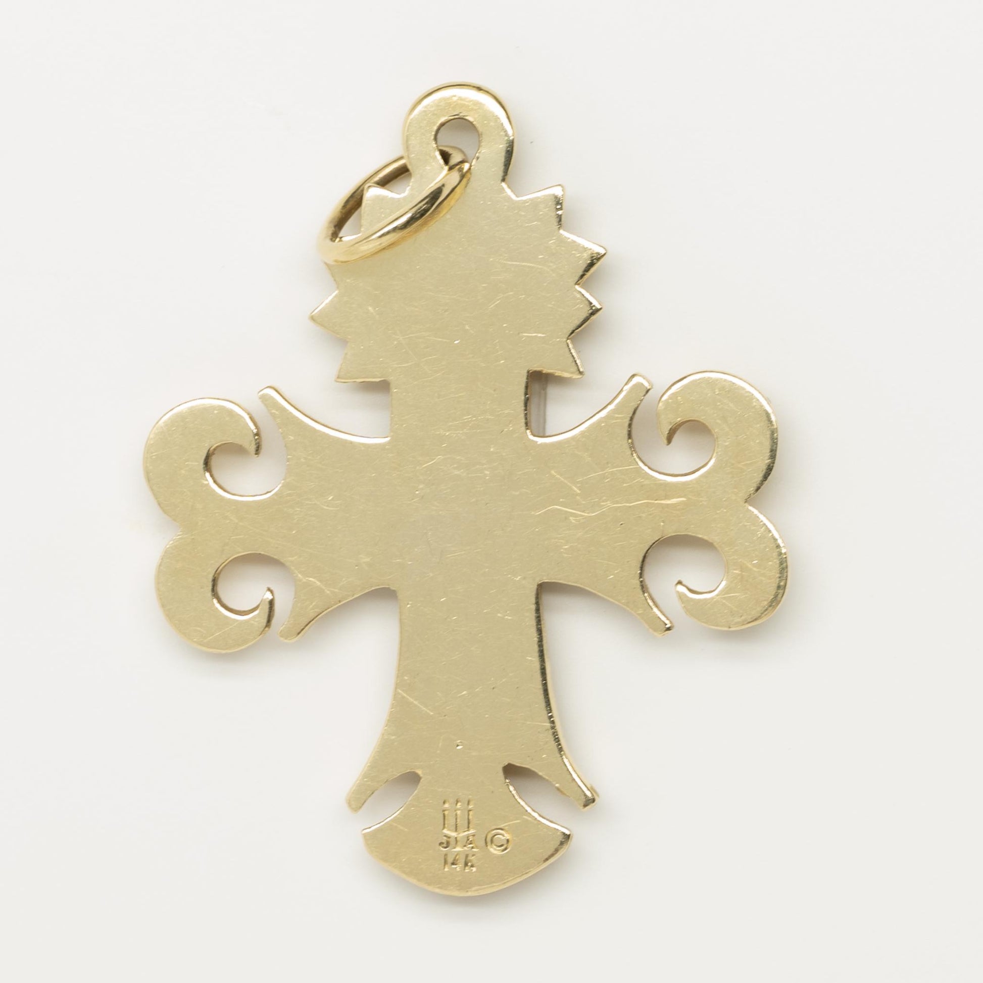 James Avery La Primavera Pendant Dove Large Cross Flower Pendant