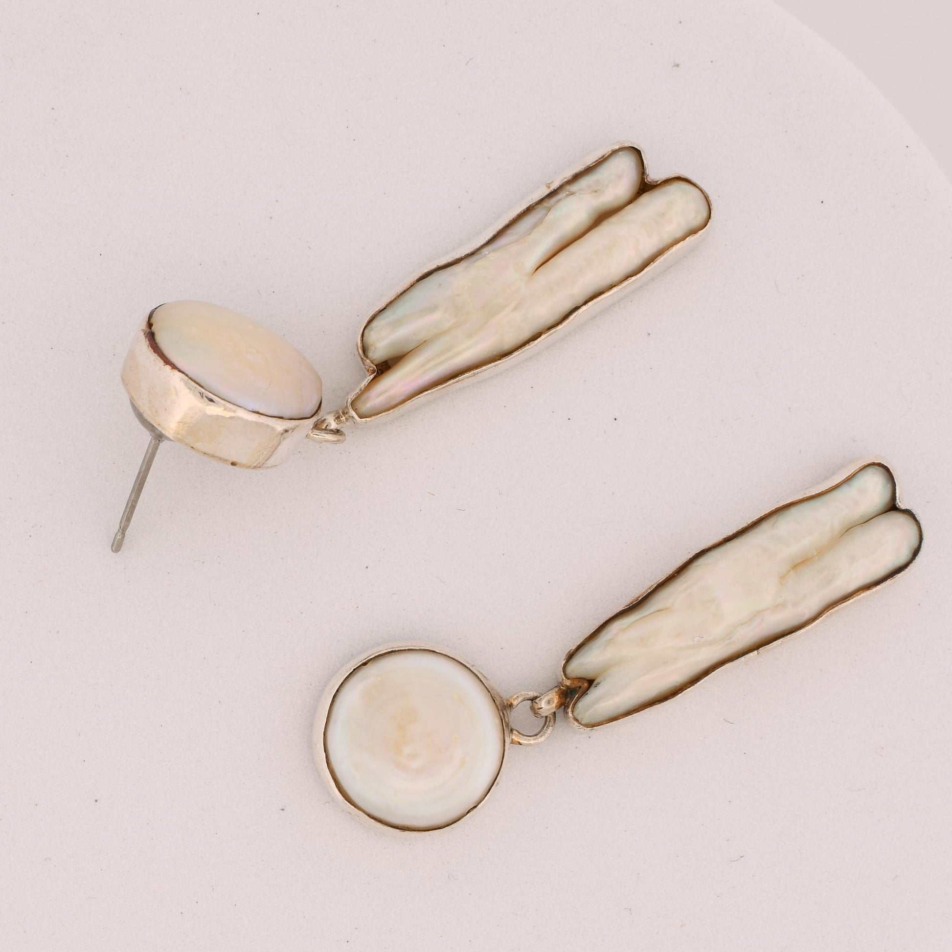 Sigrid Freshwater Pearl Sterling Silver Dangle Earrings