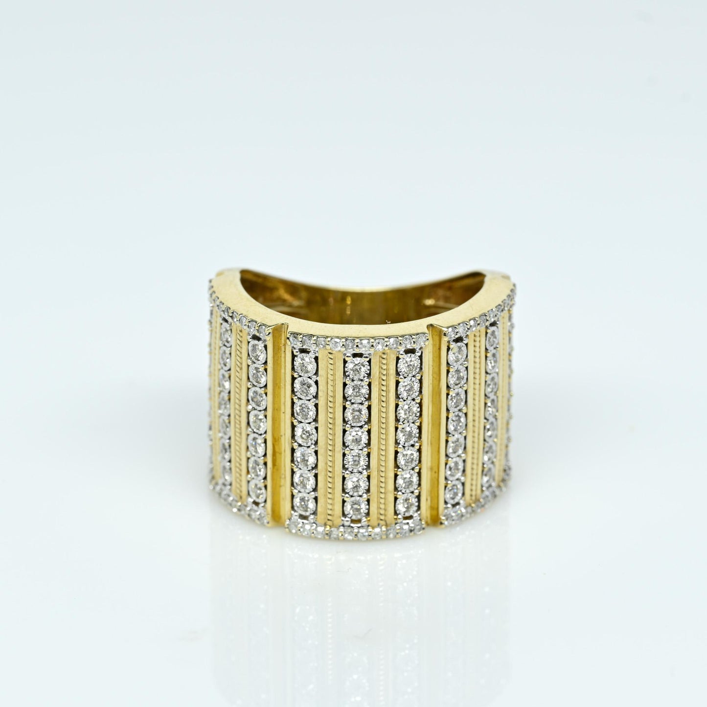 Diamond 10k Yellow Gold Ring