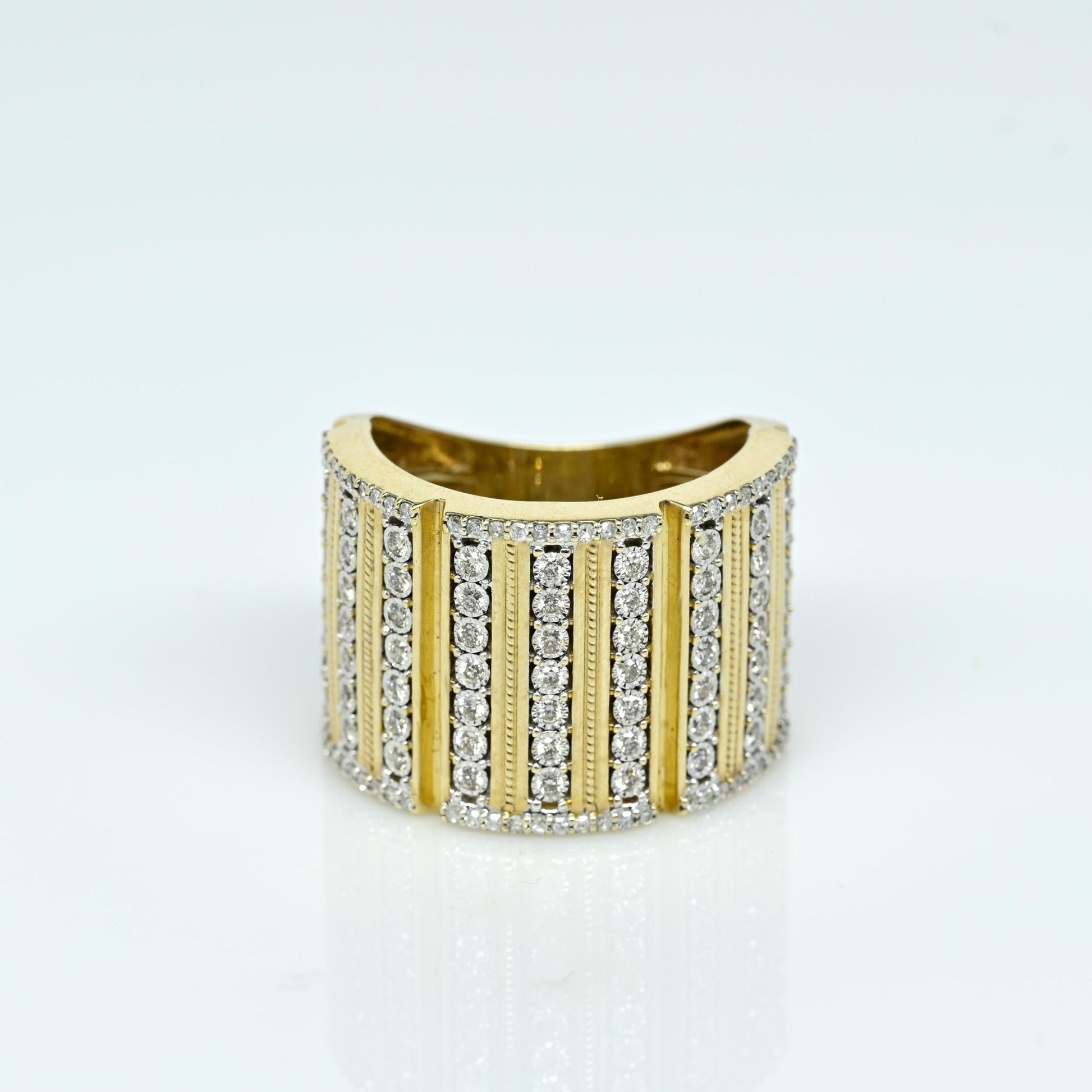 Diamond 10k Yellow Gold Ring