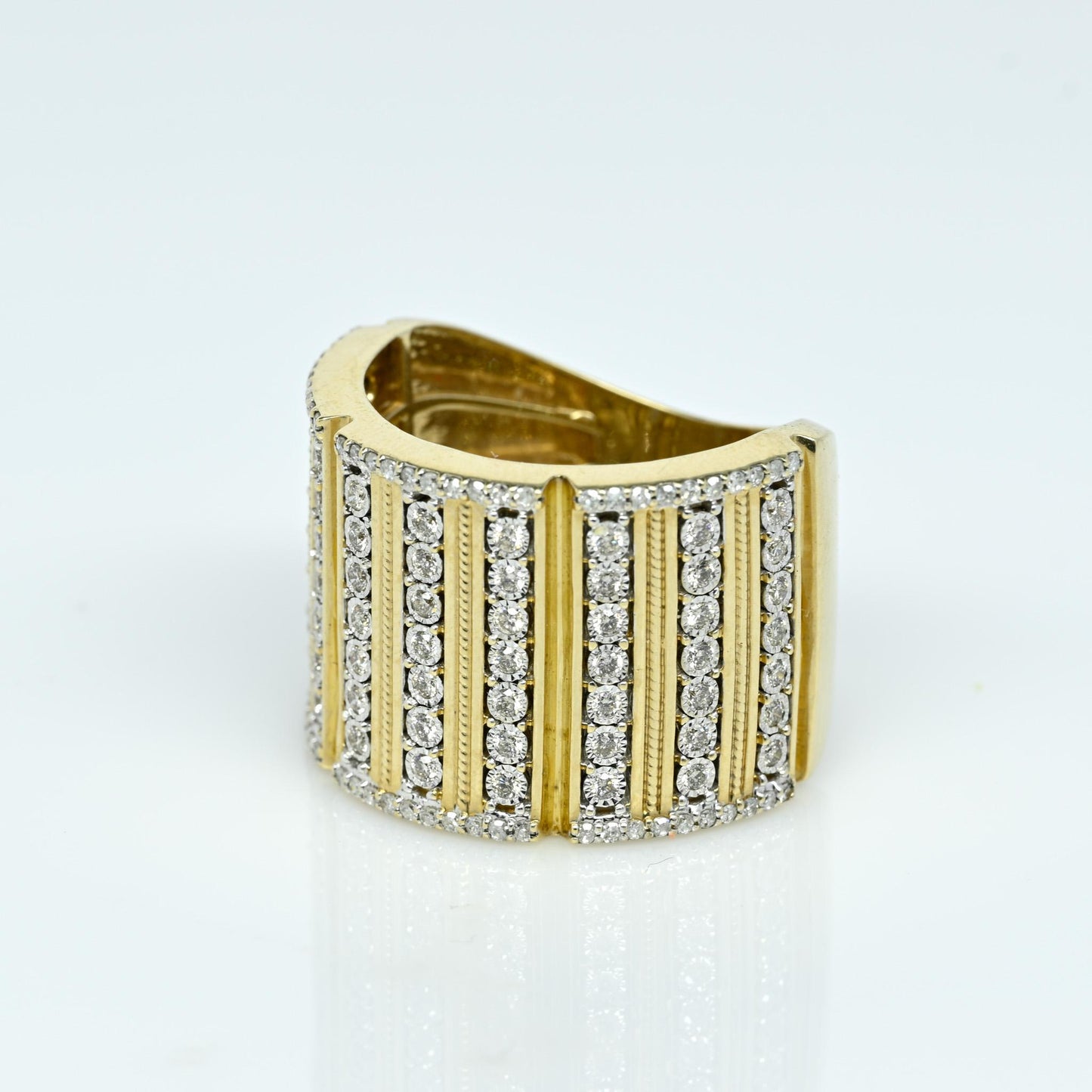 Diamond 10k Yellow Gold Ring