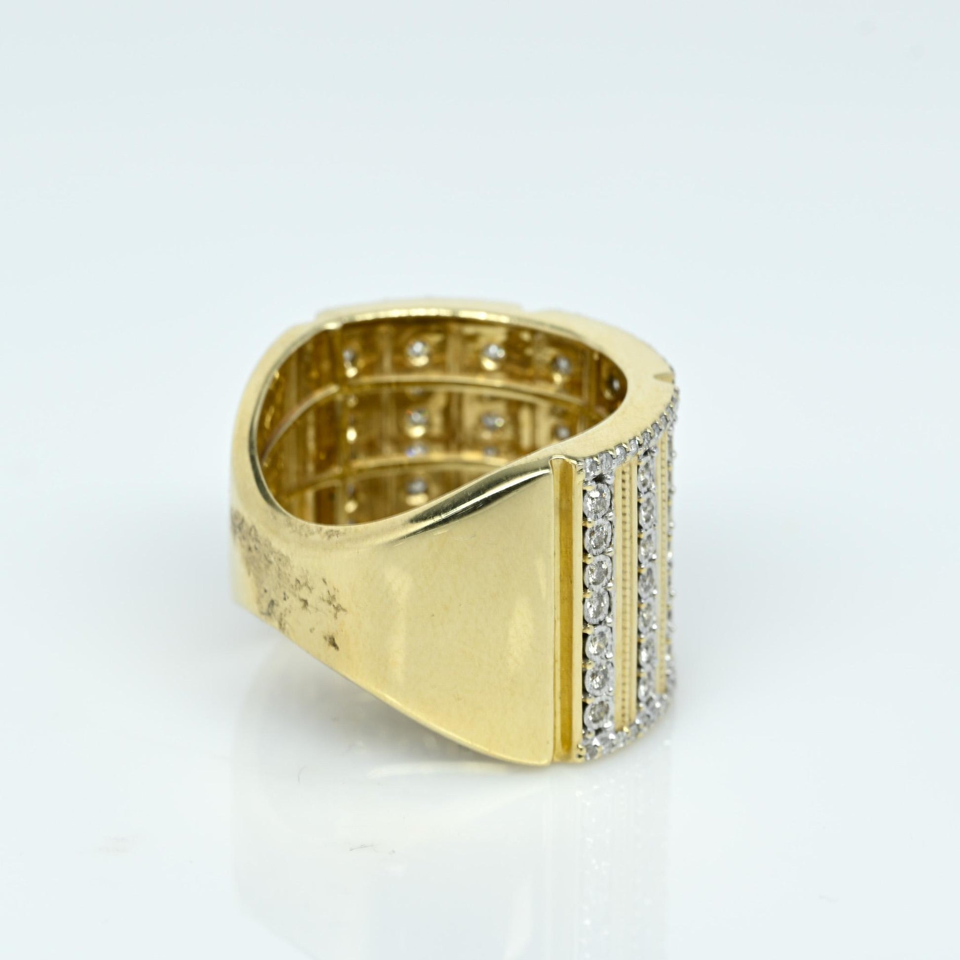 Diamond 10k Yellow Gold Ring