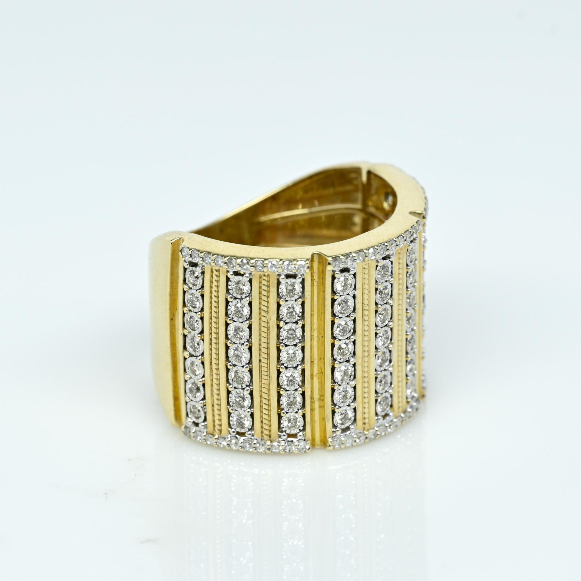 Diamond 10k Yellow Gold Ring