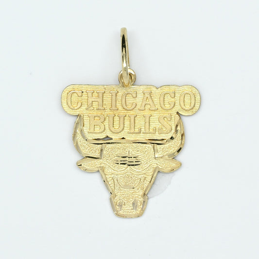 Vintage Chicago Bulls 14k Yellow Gold Pendant