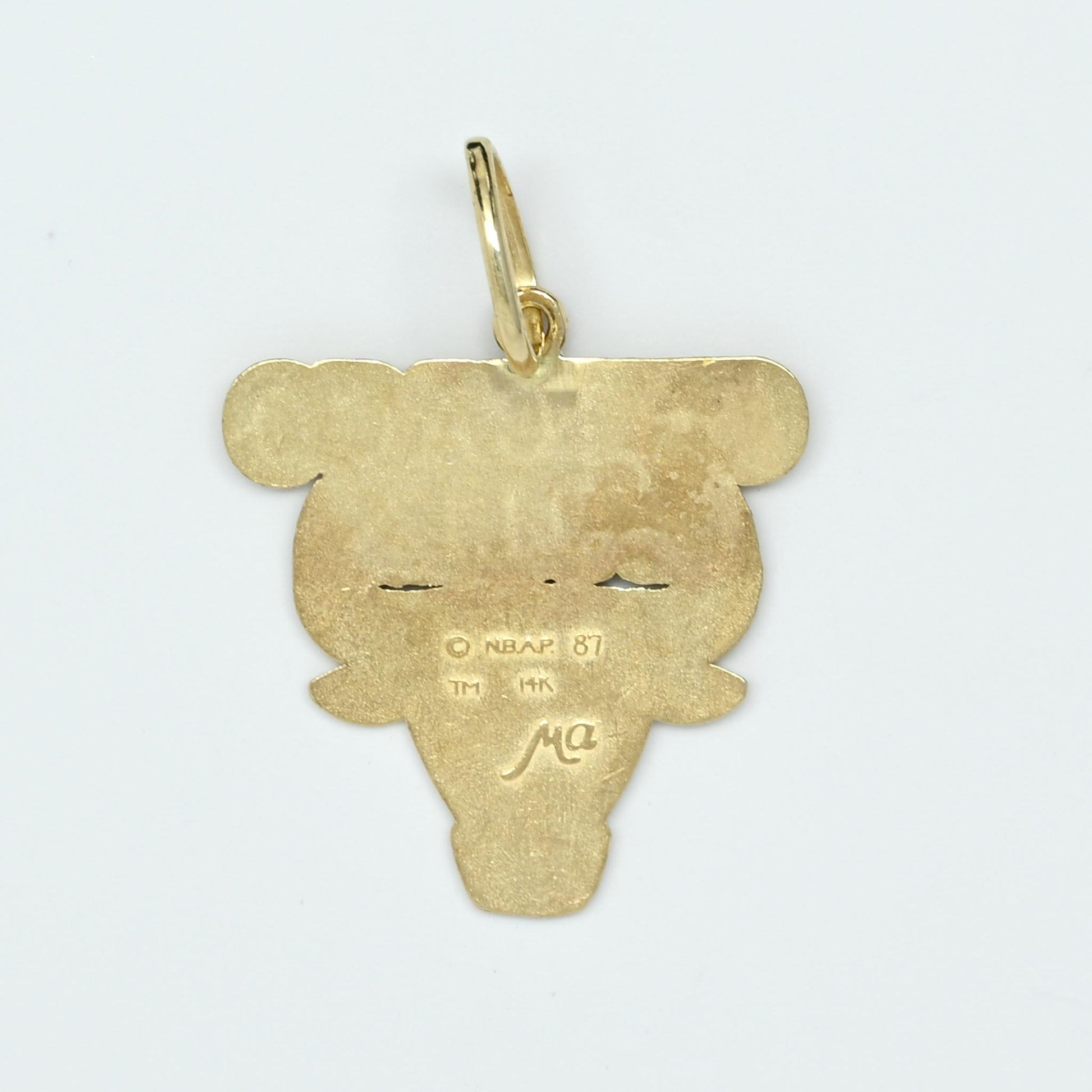 Vintage Chicago Bulls 14k Yellow Gold Pendant