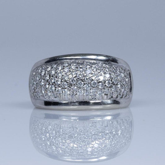 1.75ctw Diamond Pave Band 14K White Gold