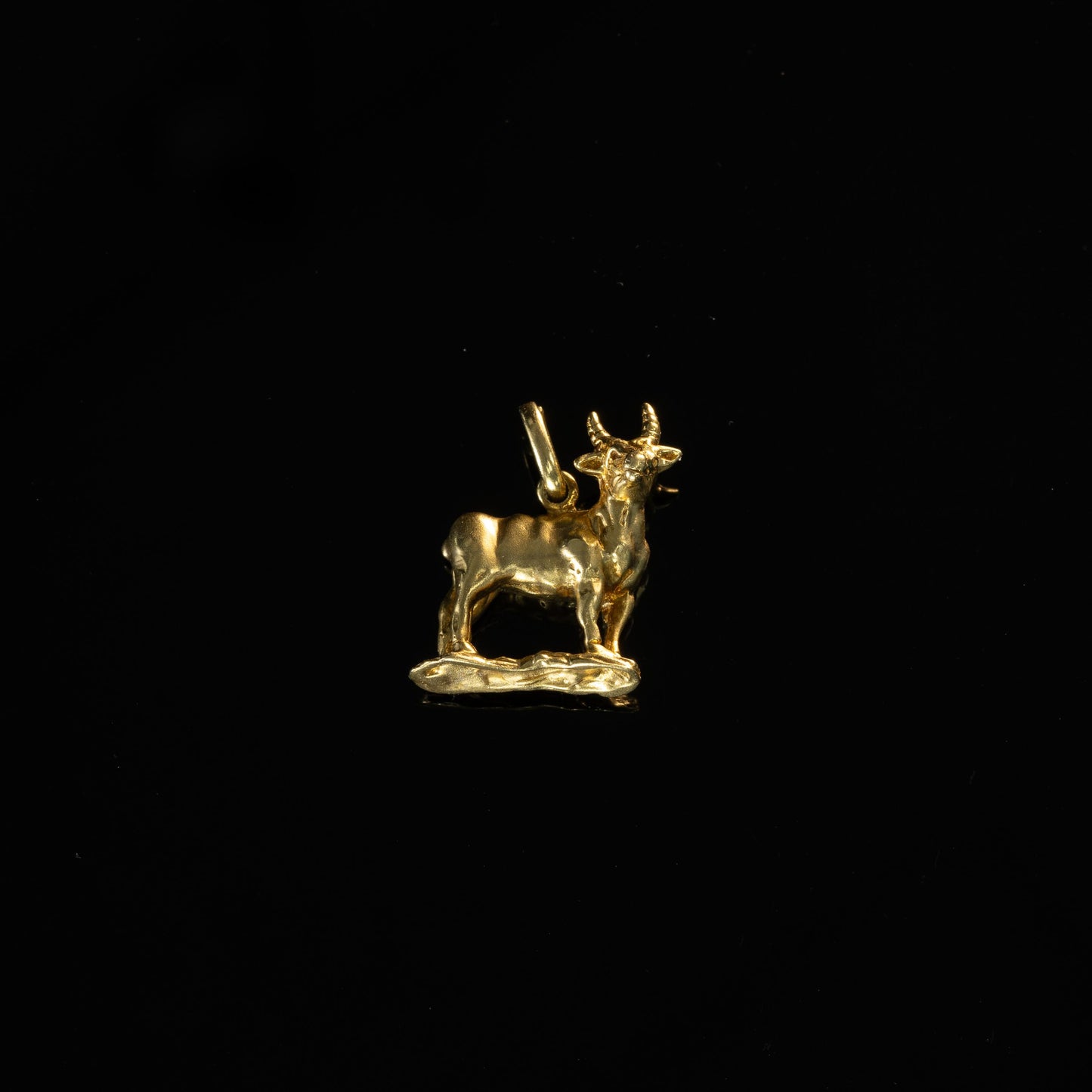 Goat 14K Yellow Gold Pendant / Charm