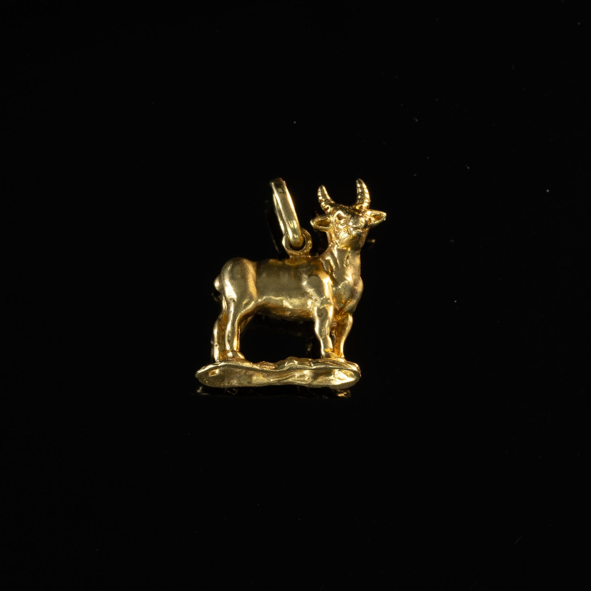 Goat 14K Yellow Gold Pendant / Charm