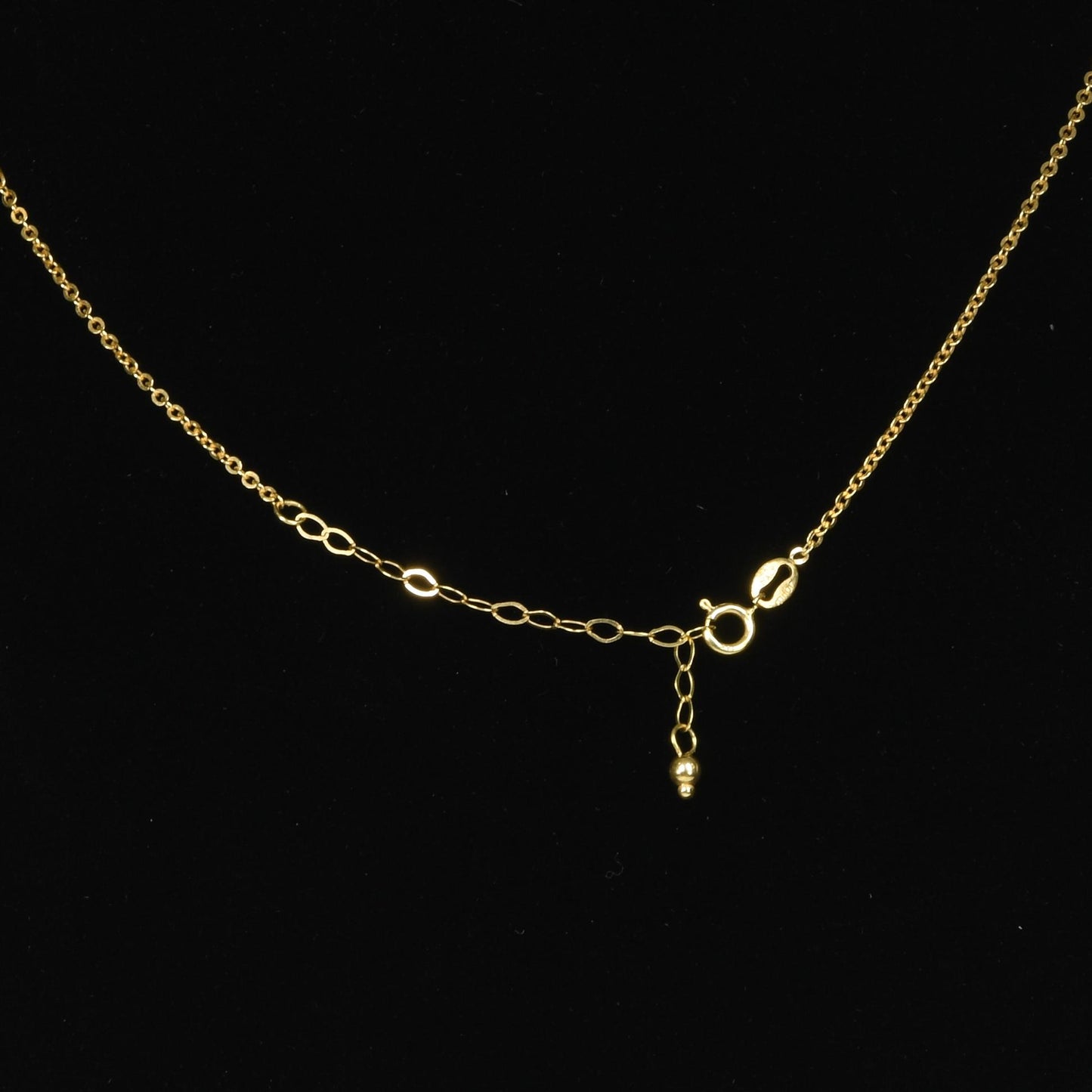 14K Yellow Gold Graduated Gold Bead Necklace